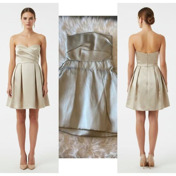 Lanvin Dresses & Skirts - Lanvin Gold Mini Dress